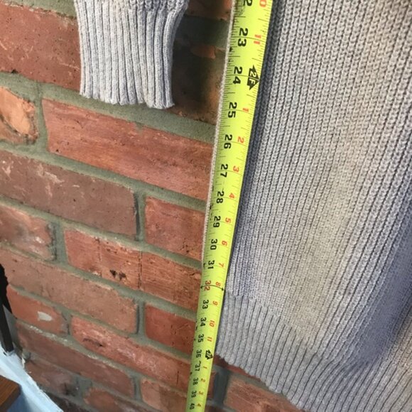 American Eagle NEW AE Sweater Dress Cowl Button Ribbed Mock Neck Wool Cotton S - Picture 14 of 14